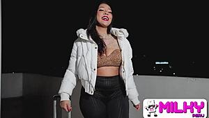 milky peru - i came to peru to fuck peruvian pingas interviewing a beautiful and big-ass brazilian