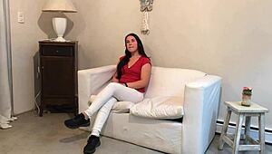 Wow, This Argentinian Babe With Small Tits Takes Monster Cock Deepthroat In Doggystyle Sex!