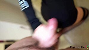 hey, blonde with big tits getting bent over for monster cock doggystyle 😈