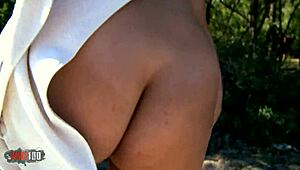 ugh, i can’t even... spying on this hot young chubby slut at the beach!