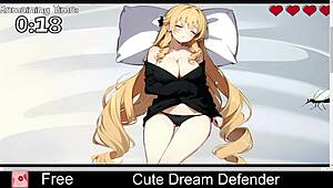 cute dream defender embarks on an erotic anime adventure in a hentai game world