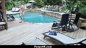 security officer catches twink in office