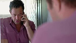 milf amber chase sneaks a quick bang with hot stud.