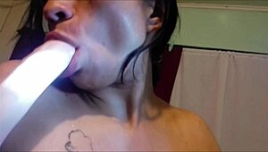 Me Playing With Dildo Homemade