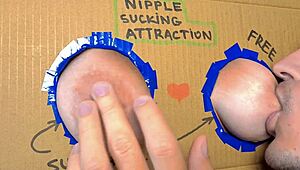 I’m Obsessed With Sucking Those Big Natural Nipples on Homemade Video