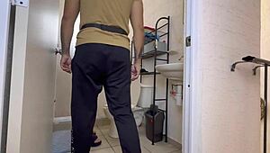 Horny plumber smells my panties?