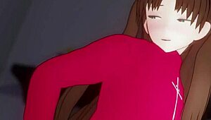 i love rin tohsaka shorts compilation with blowjobs