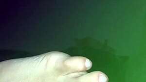 Beautiful Wife Delivers Intense Footjob Fetish