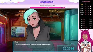 vtuber lewdneko plays sleeve shock with moaning