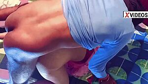 i, slim desi girl, get hard creampie fucked doggystyle