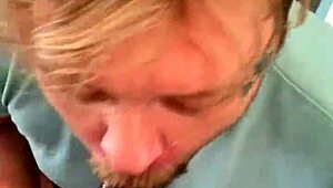 British guy subtly sucks ilovesex305's dick, hinting at hidden desires in this European blowjob scene.