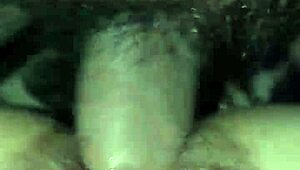 Watch this single guy fuck my slut wife and fill her hairy pussy in a threesome