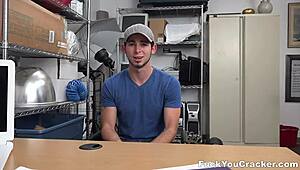 this cracker ain't gay with my big black dick in his ass