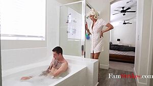 Step Mom Wants to Stay in Touch Literally