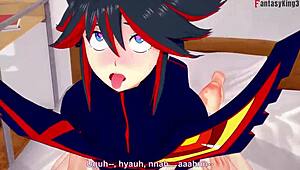 i watch ryuko matoi fuck intensely in kill la kill fantasy