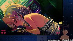 chainsaw girl dohna dohna gives a blowjob and fights stylishly with chains.