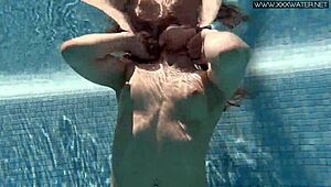 Look at this perfect ass and pointy nipples on skinny MILF Nicole