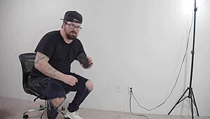 casting session wrecks slutty blonde Marilyn Johnson's ass and cunt with fucking and creampie