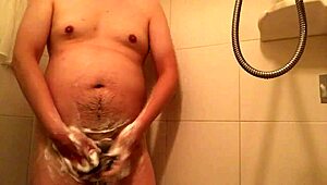 I Show Off My Nude Body In A Relaxing Bath And Shower