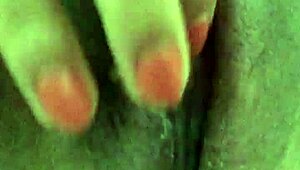 Teen Teases Wet Pussy with Dildo in Solo Play