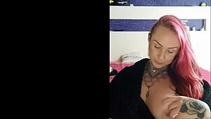 I love watching this sensual babe smoke and tease on webcam.