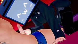 tv woman feels aroused and desires fast intimacy on the bed