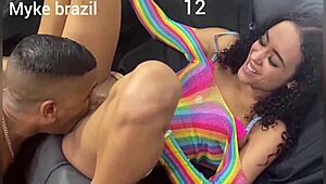 carnival party with beautiful women and friends