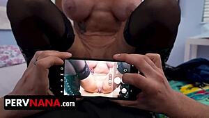 Blonde Stepnana Sucks And Rides Cock POV