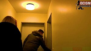 deutsche devote hausfrau sklavin endures painful bdsm casting, it hurt so much