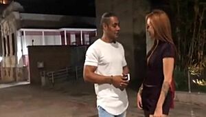 Horny on the street, I gave it to that handsome black guy!