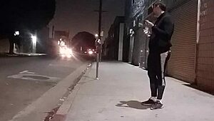 Latino Gay Bubble Butt Offering Holes on the Street