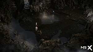 treasureofnadia diana nude in suggestive hentai masturbation scene