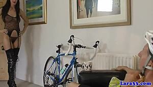 British Mature Picks Up Cyclist For Intense Fuck