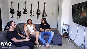 Caught my cheating girlfriend banging my step cousin hard