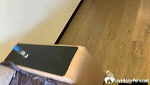 Drilling My Best Friend's Tight Shaved Cunt Felt Incredible.