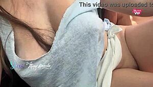 OMG! We Had Sex in the Street with Cars Passing, He Came Inside Me!