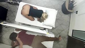 so, this real video shows a masseur banging a wife next to her husband