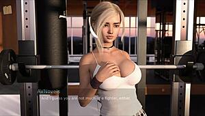 SUMMERS GONE 43 in anime gym scene