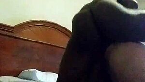 Black Shemale With Big Cock Pounds Latino In Intense Encounter