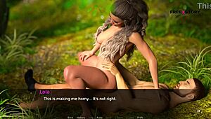 john and lola watch couple having sex in 3d dusklight manor