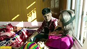 अरे, मेरी ब्यूटीफुल भाभी, पहली बार देवर के साथ, इतनी क्यूट, समझती हो?