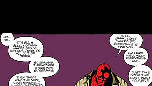 Hellboy comic chapter 1 part 2 featuring gay emo nerd characters