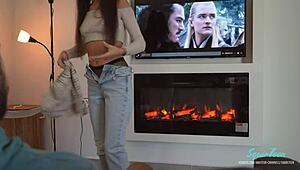 Extra Small Stepsister Fucked Hard For Outdoor Walk