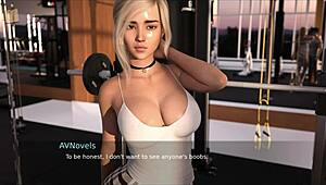 SUMMERS GONE 43 in anime gym scene