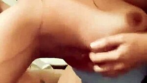 sara enjoys a quick encounter with a coworker at work