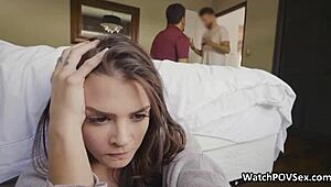 Ass Fucking Friends Big Tit Girlfriend in POV Homemade Scene