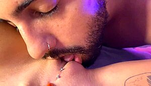 Romulo Pontes savors a delicious treat until overflowing with squirt