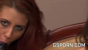 Milfs get anal fucked in group orgy.