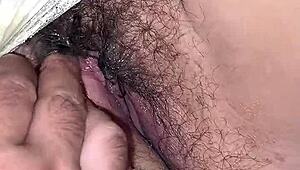 Just saw Mary Di’s hairy milf pussy dripping through dirty wet panties.