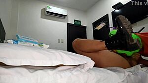 Stepmother challenges blowjob her pussy for fucking